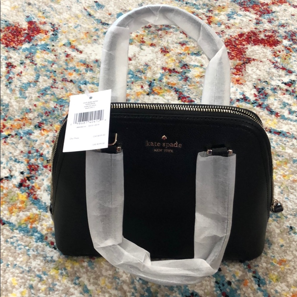 NWT Kate Spade black Patterson drive satchel
